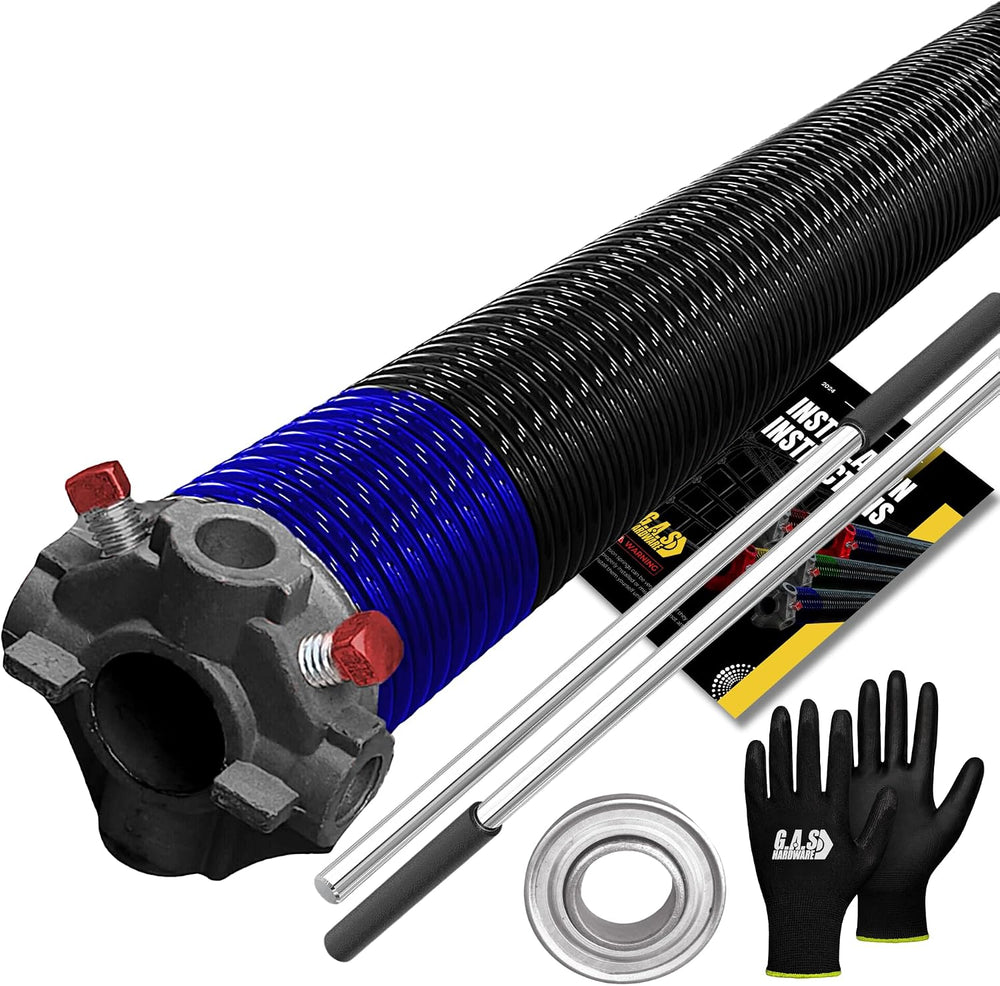 Garage Door Torsion Spring 262x1.75x37 Includes 1” Steel Bearing, and Winding