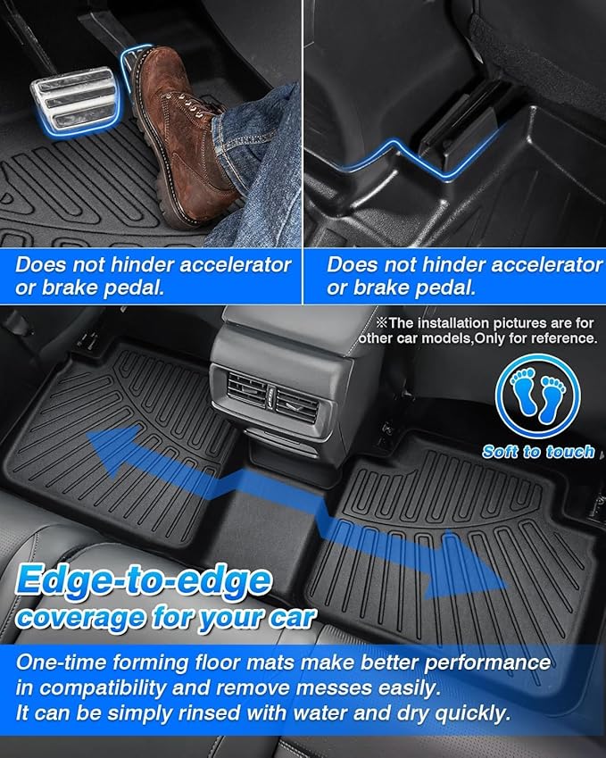 Cartist Floor Mats Fit for 2014-2018 Chevy Silverado & GMC Sierra 1500 Crew