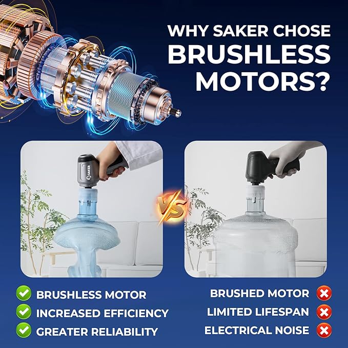 Saker Car Vacuum Portable Cordless 15000PA, 3 in 1 Handheld Vacuum