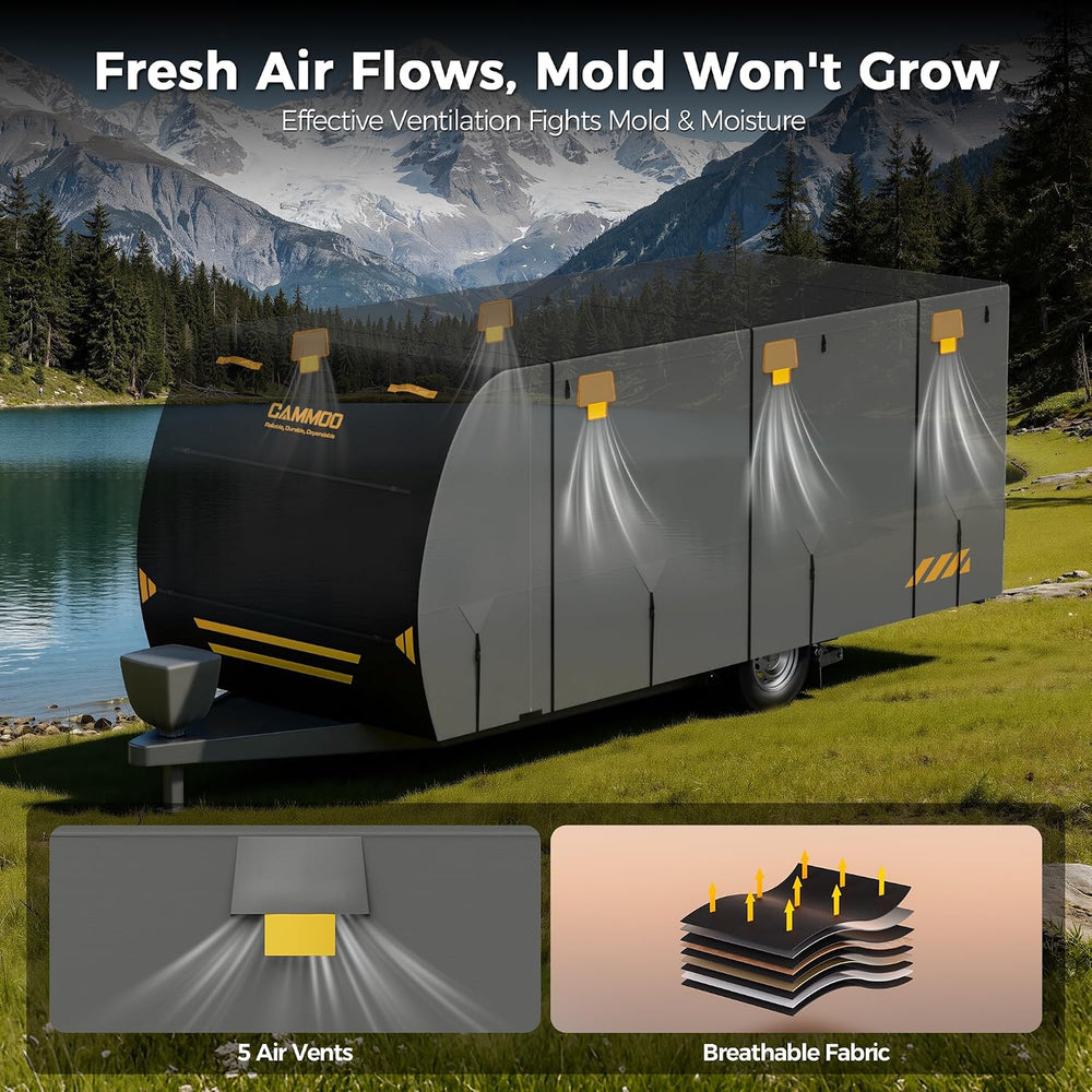 CAMMOO RV Cover for 27-30ft Travel Trailer