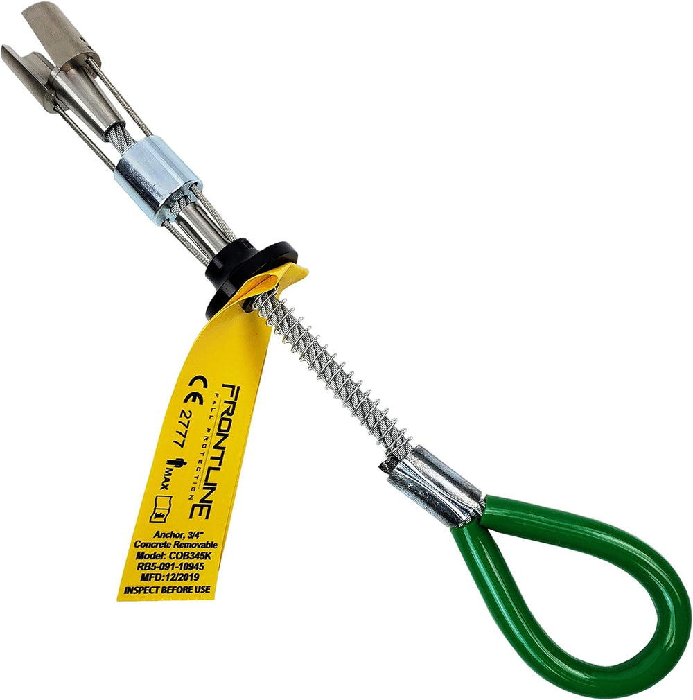 Frontline COB345K Reusable 5K Concrete and Steel Anchor Bolt | Removable Trig...