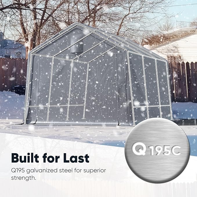 Quictent Heavy Duty 10x15FT Carport Shelter