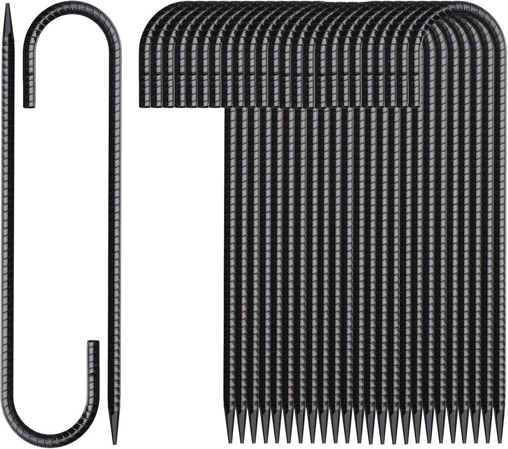 16 Inch Rebar Stakes J Hook 26 Pack Ground Stakes Heavy Duty Tent Stakes