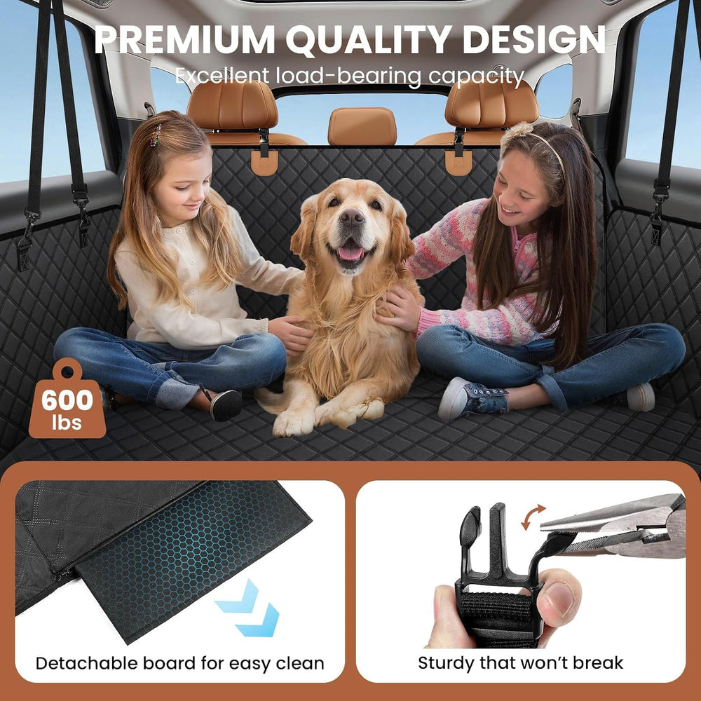 A-Pce 600D Heavy Duty Dog Car Seat Cover for Back Seat, 2026 Upgraded