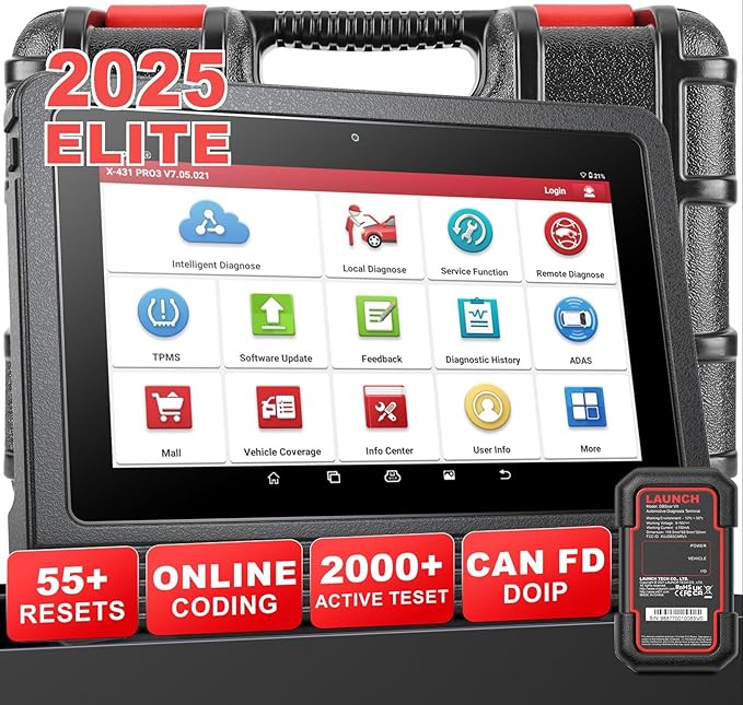 LAUNCH X431 PRO3 V+ 5.0, 2025 Upgrade Bluetooth Bi-Directional Scan Tool