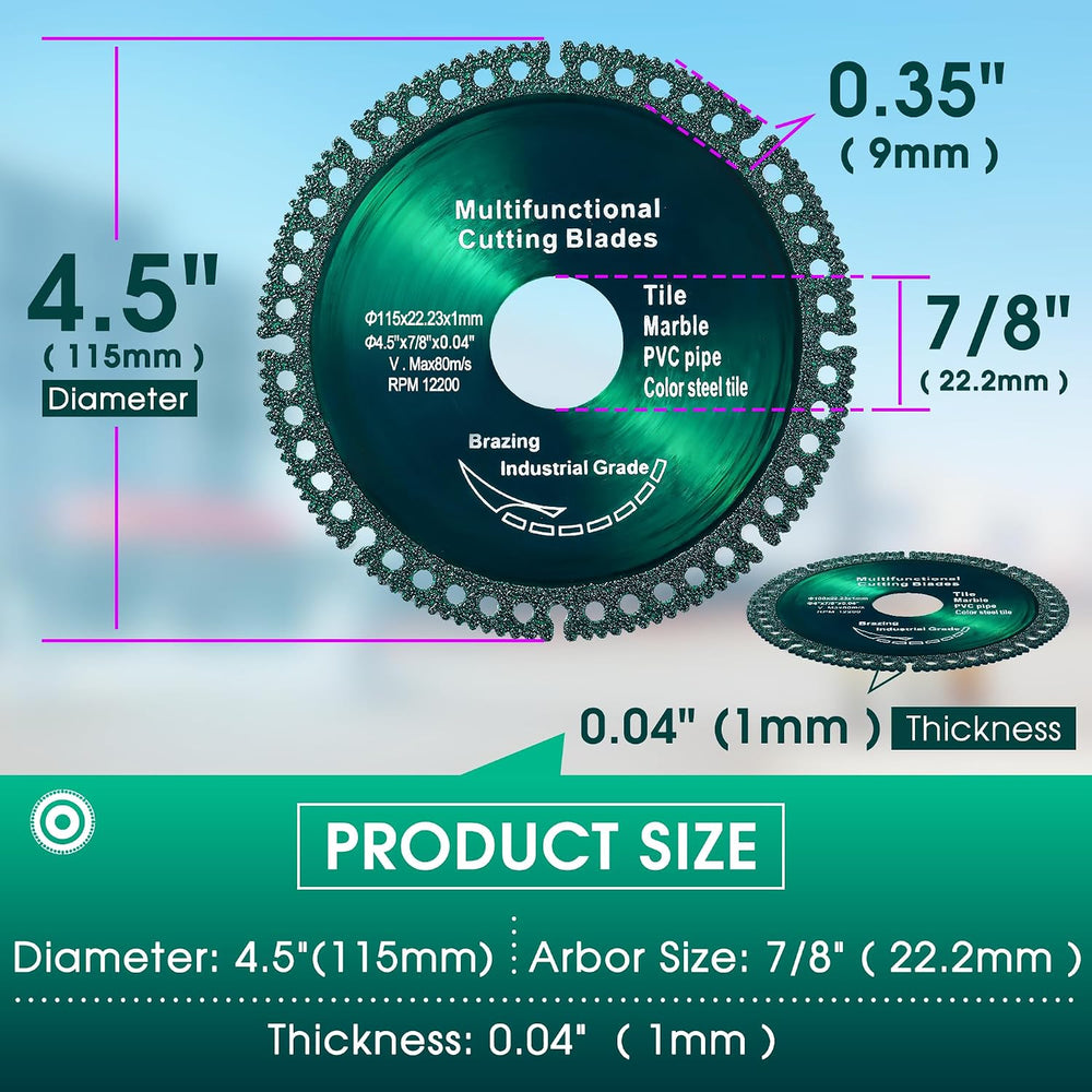 10 Pack 4.5 Inch Indestructible Disc for Grinder, Indestructible Disc 2.0 fo...