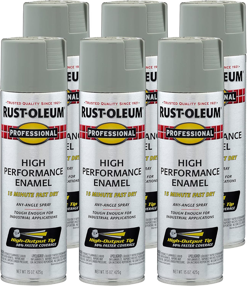 Rust-Oleum 7519838-6PK Professional High Performance Enamel Spray Paint
