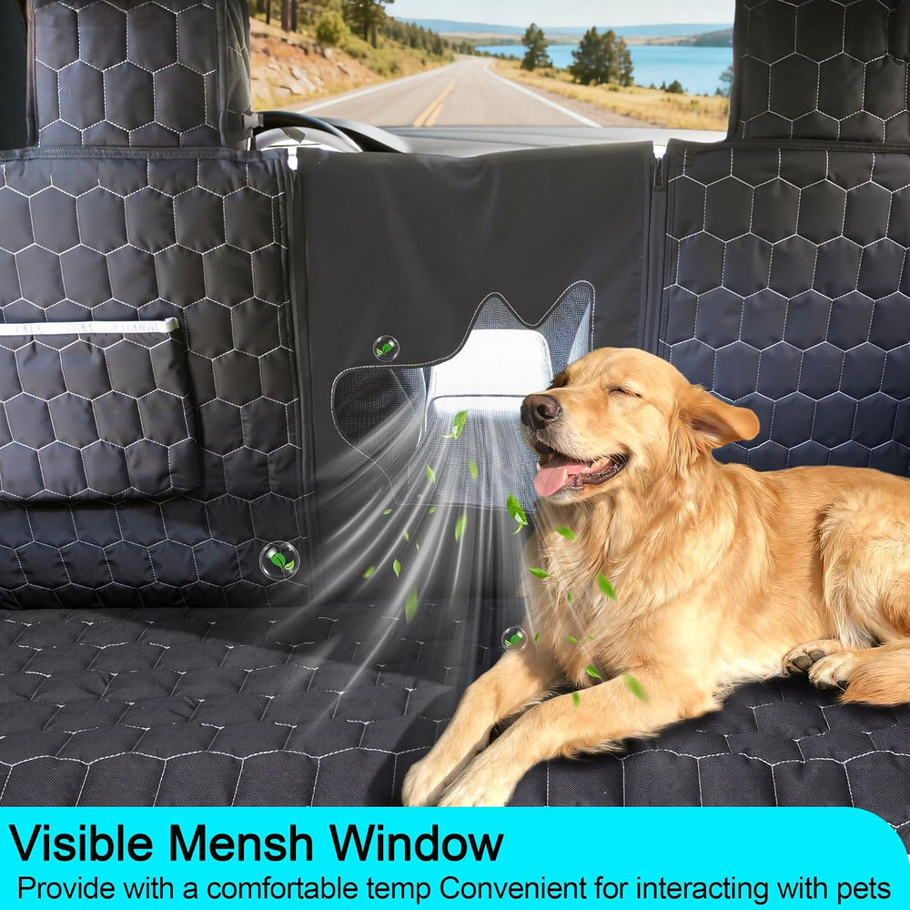 Meginc Dog Seat Covers for Back Seat, Dog Car Seat for Tesla Model 3, 100% Wa...