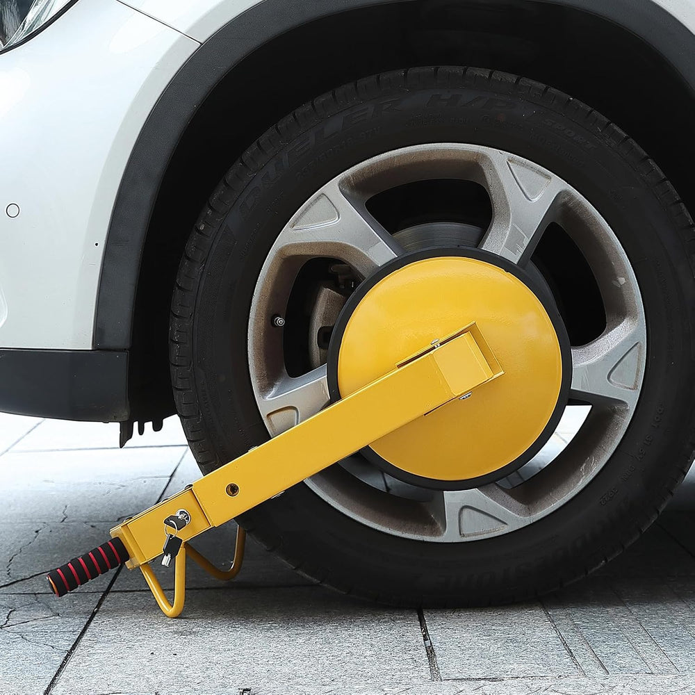 VEVOR Wheel Lock Clamp, 2 Pack Trailer Wheel Lock, Heavy-Duty Anti Theft Tire...