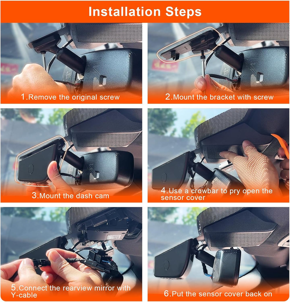 Mangoal Front 4K Rear 1080P Dash Cam for F150 2018-2026 F250-F450 2020-2026