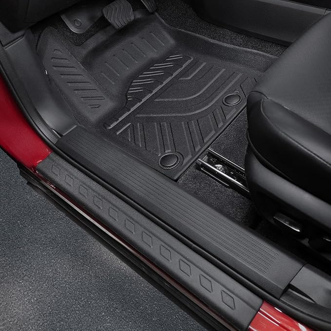 Floor Mats Set for Nissan Rogue 2025 2024-2021 Accessories, Full Coverage All