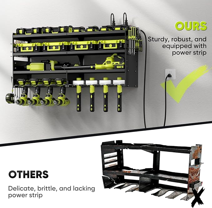 Large Power Tool Organizer Wall Mount