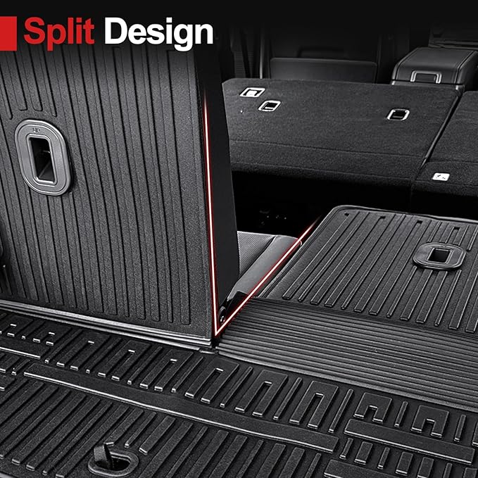 Cargo Mat for 2025 Hyundai Santa FE, All Weather TPE Cargo Mat