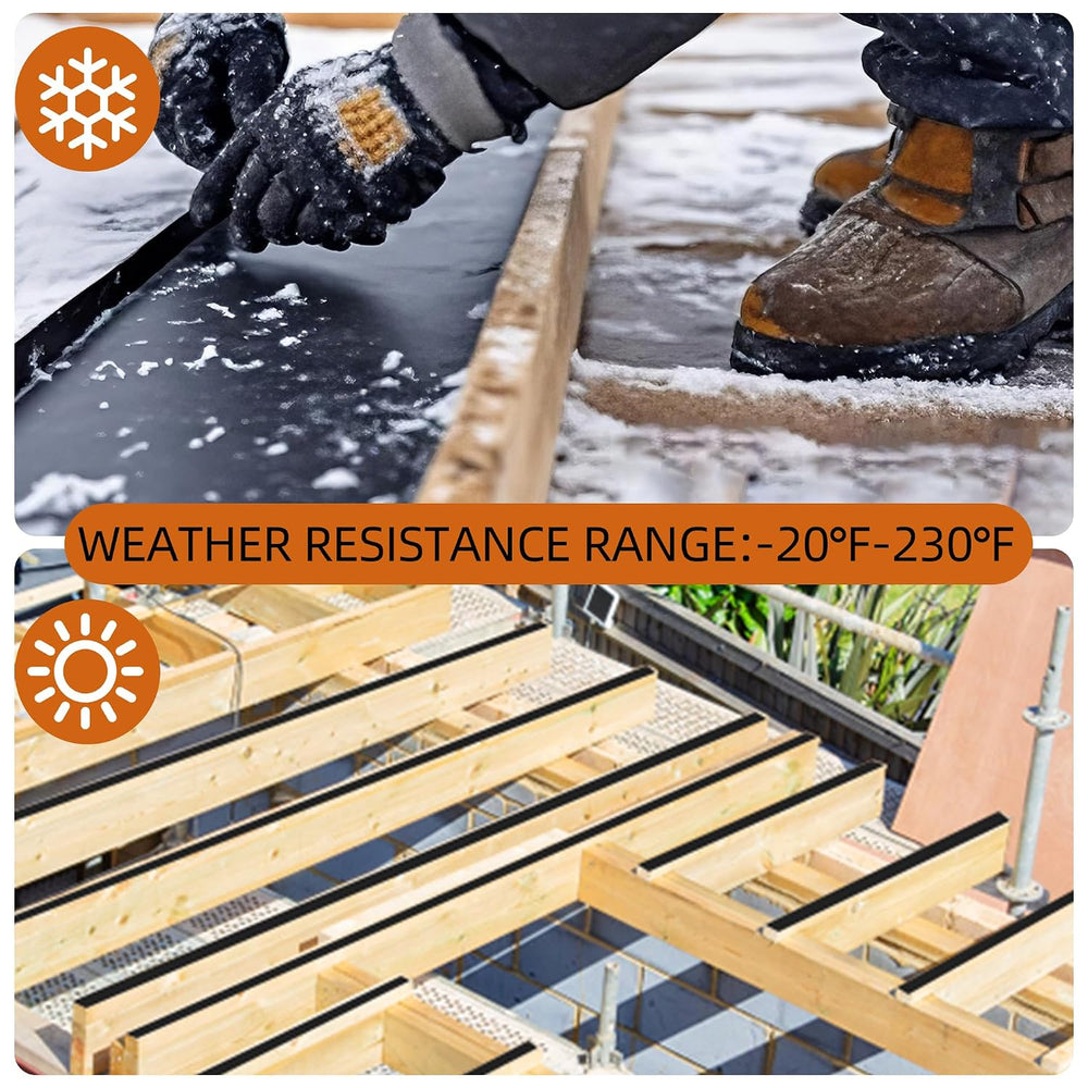 Butyl Joist Tape for Decking 2''×50', 4 Rolls Waterproof Deck Tape
