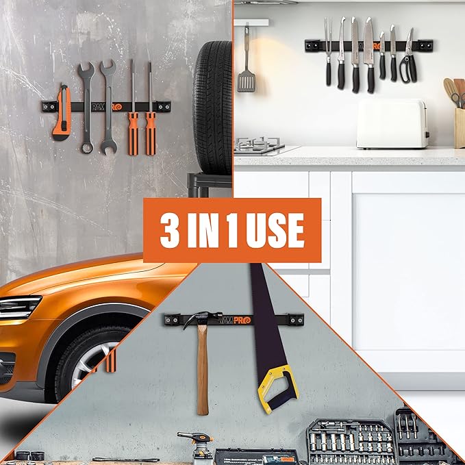 12" Magnetic Tool Holder Strip