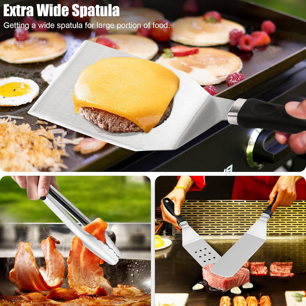 Grilliance 27pcs Griddle Accessories Kit for Blackstone, Professional Hibachi...