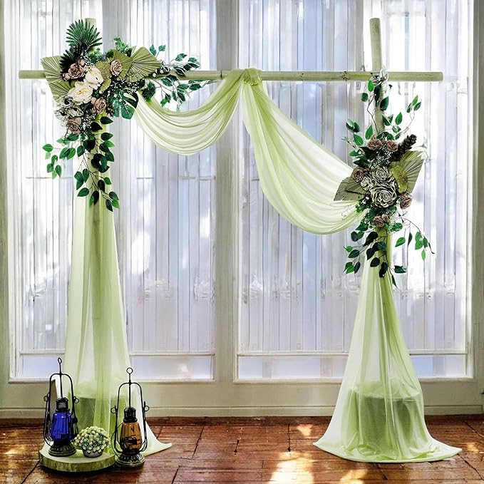 MDS Halloween Chiffon Draping Fabric - 1 Panel, 30" Wide x 40ft Long - S...
