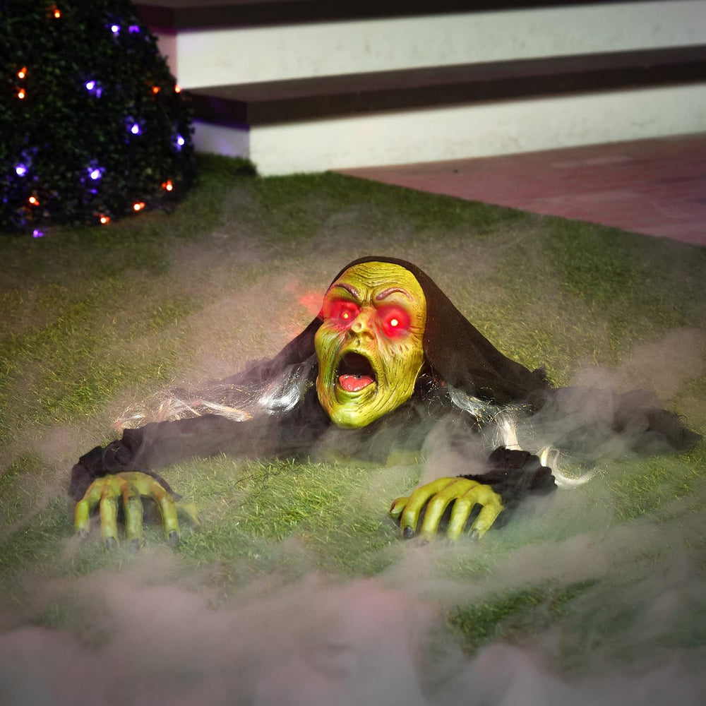 JOYIN Halloween Decoration Outdoor Zombie Groundbreaker, Halloween Outside Zo...
