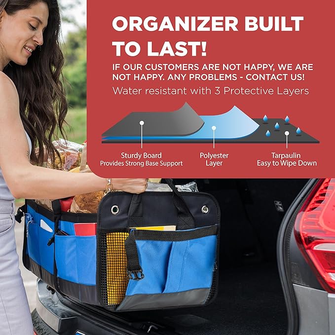TRUNKCRATEPRO Car Trunk Organizers | Trunk Organizer, Car Storage Organizer