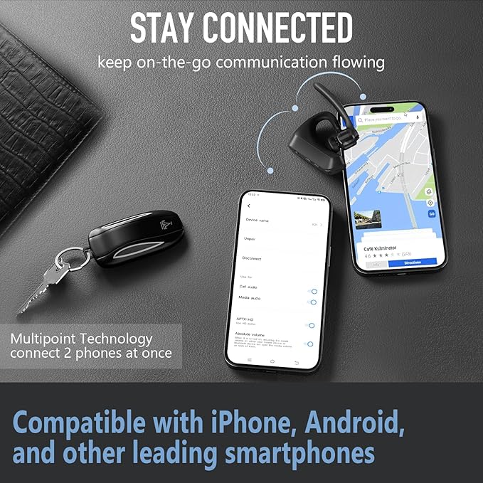 Conambo Bluetooth Headset 5.2