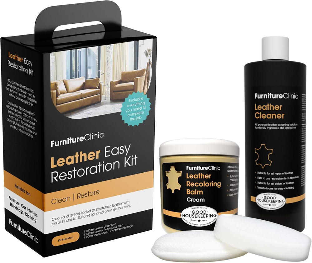Furniture Clinic Leather Easy Restoration Kit | (4 Piece)