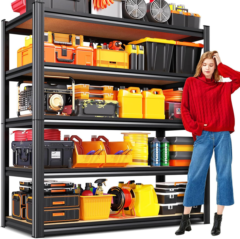 71.2H''45.6W Storage shelves, Adjustable Garage Shelving Shelving Unit