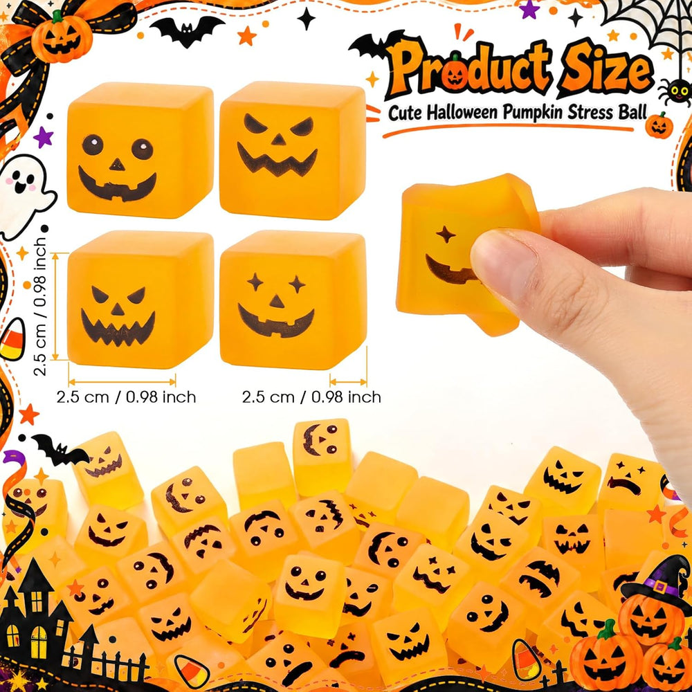 Thenshop 100 Pcs Halloween Christian Pumpkin Ice Cube Balls Party Favors