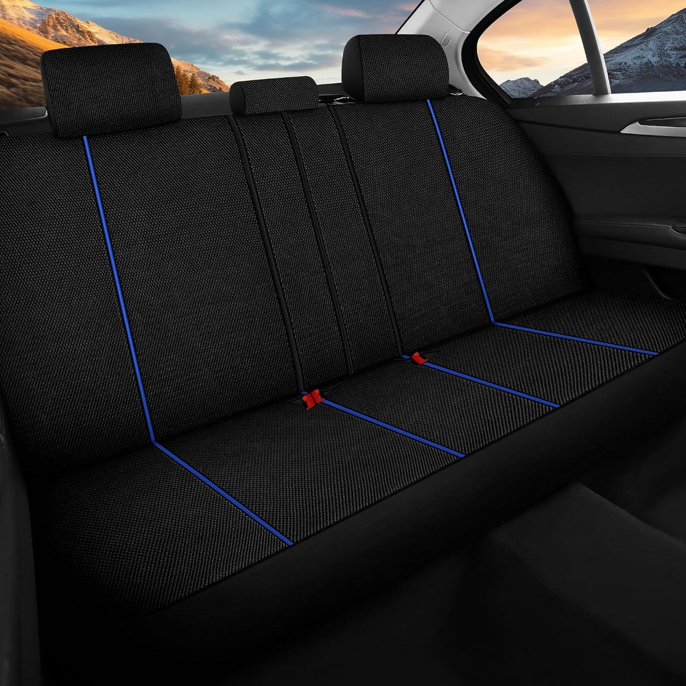 Breathable Premium Car Seat Covers Full Set,3D Air-Mesh Seat Covers for Cars,...