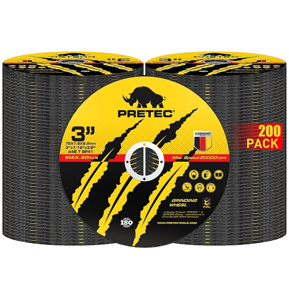 3 Inch Cut Off Wheels, 200 Pack Metal and Stainless Steel Cutting Wheel