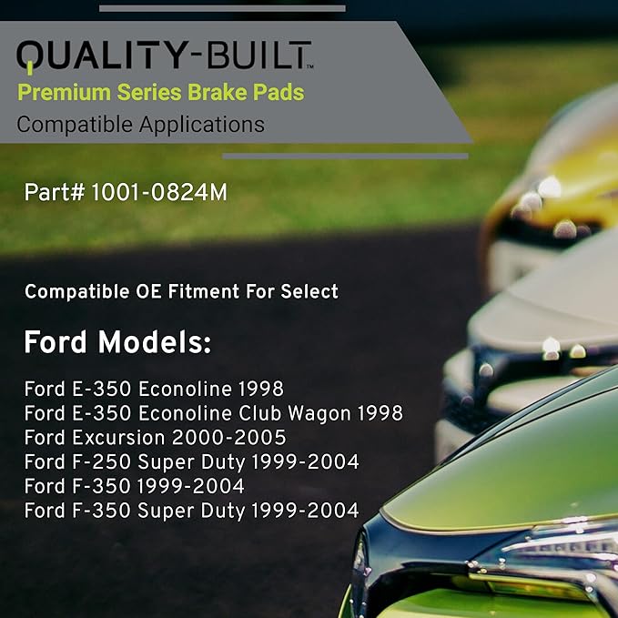 Premium Semi-Metallic Front Brake Pads Compatible