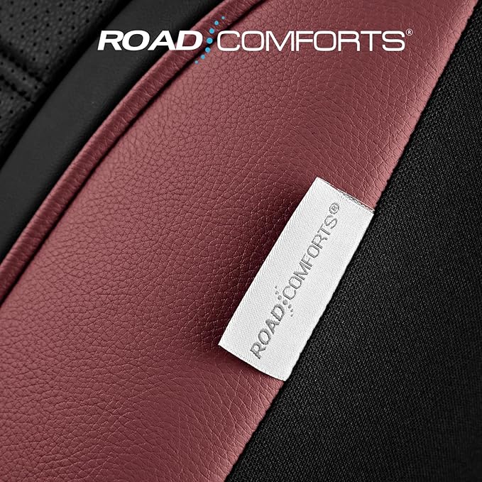 Road Comforts Leather Seat Covers, Breathable Car Seat Covers Front Seat