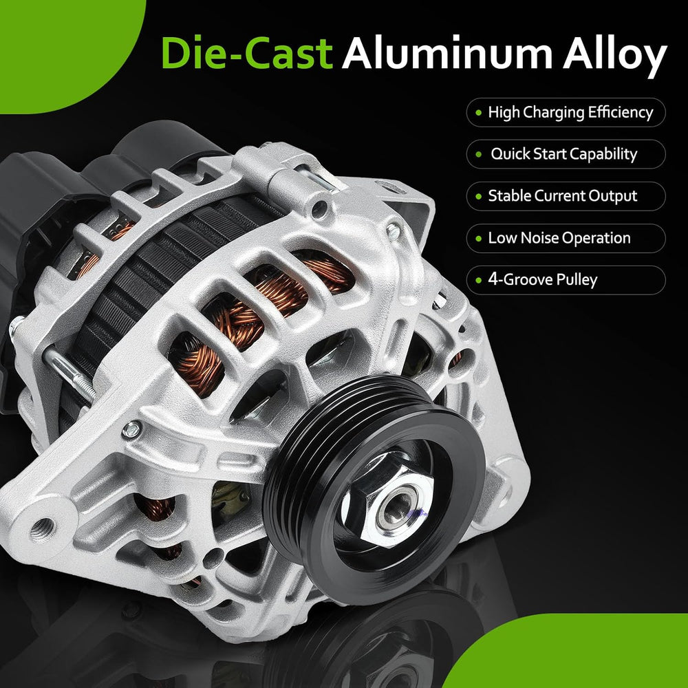 New Alternator Compatible with Hyundai Elantra 2007-2012 2.0L L4 & Kia So...