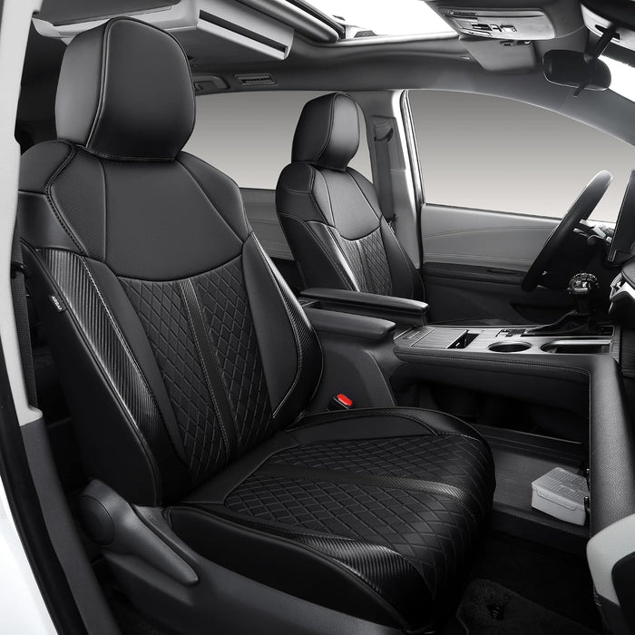 Custom Fit Sienna Seat Covers for Toyota Sienna LE, XLE 2021-2025 3-Row