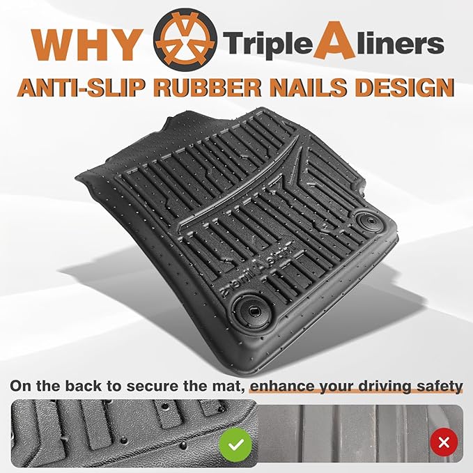 TripleAliners All Weather Floor Mats Compatible