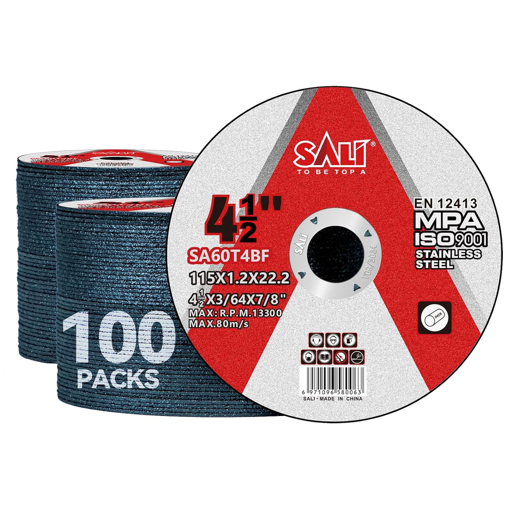 100 Pack 4-1/2 Inch Cut Off Wheels, Thin Cutting Discs .045" x 7/8"...