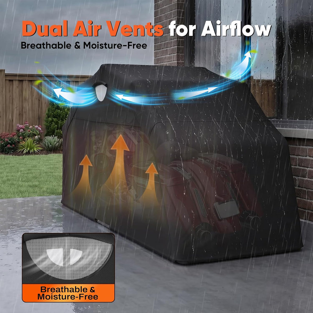 Quictent Motorcycle Garage Pod Shelter Hard Shell with Code Lock&Carry Bag