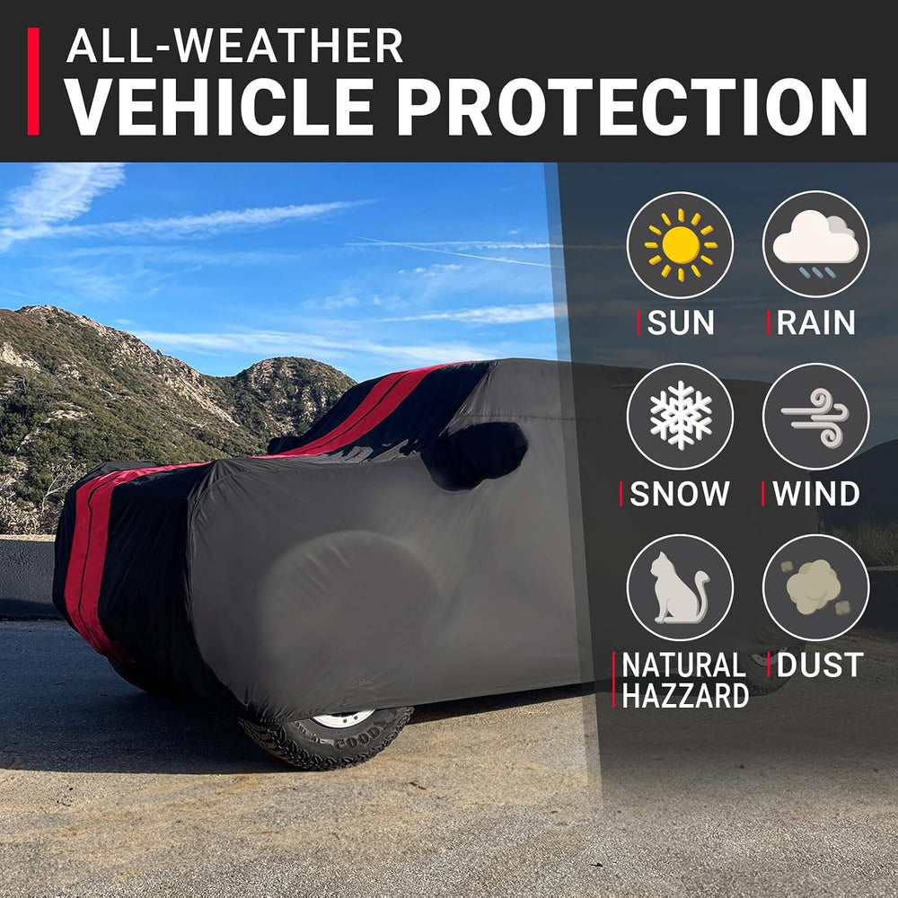 iCarCover Car Cover Waterproof All Weather for 1946-60 Chevy Sedan Delivery