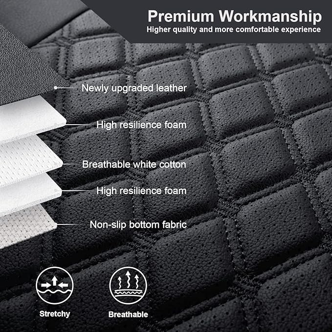 GIANT PANDA Customized Front Car Seat Covers