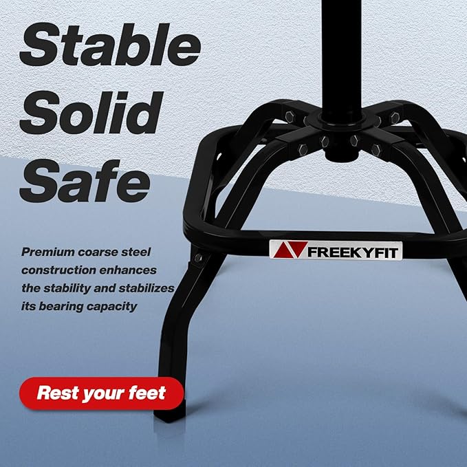 Shop Stool with Backrest, Mechanic Garage Stool