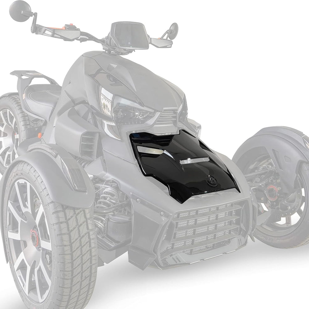 SAUTVS Epic Hood Panel for Can-Am Ryker, Gloss Black Epic Turbo Hood Scoop fo...