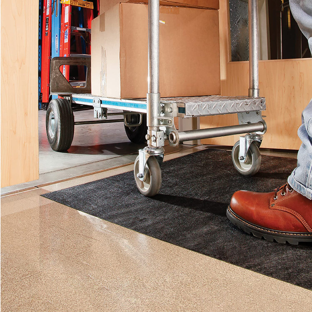 PIG Adhesive-Backed Floor Mat | Grippy Entrance Mat | Ultra-Duty | 3' W x...