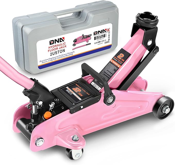 DNA MOTORING Low Profile Hydraulic Trolley Service/Floor Jack, 2 Ton Capacity...