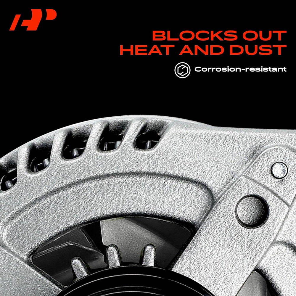 A-Premium Alternator, 12V 115A 6-Groove Decoupler Pulley Clockwise