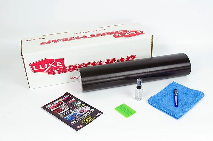 Luxe LightWrap Dark Metal Universal Headlight Tail Light Tint Kit