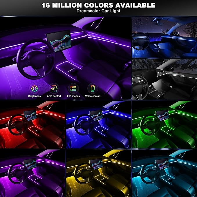 Acrylic Interior Car LED Strip Light