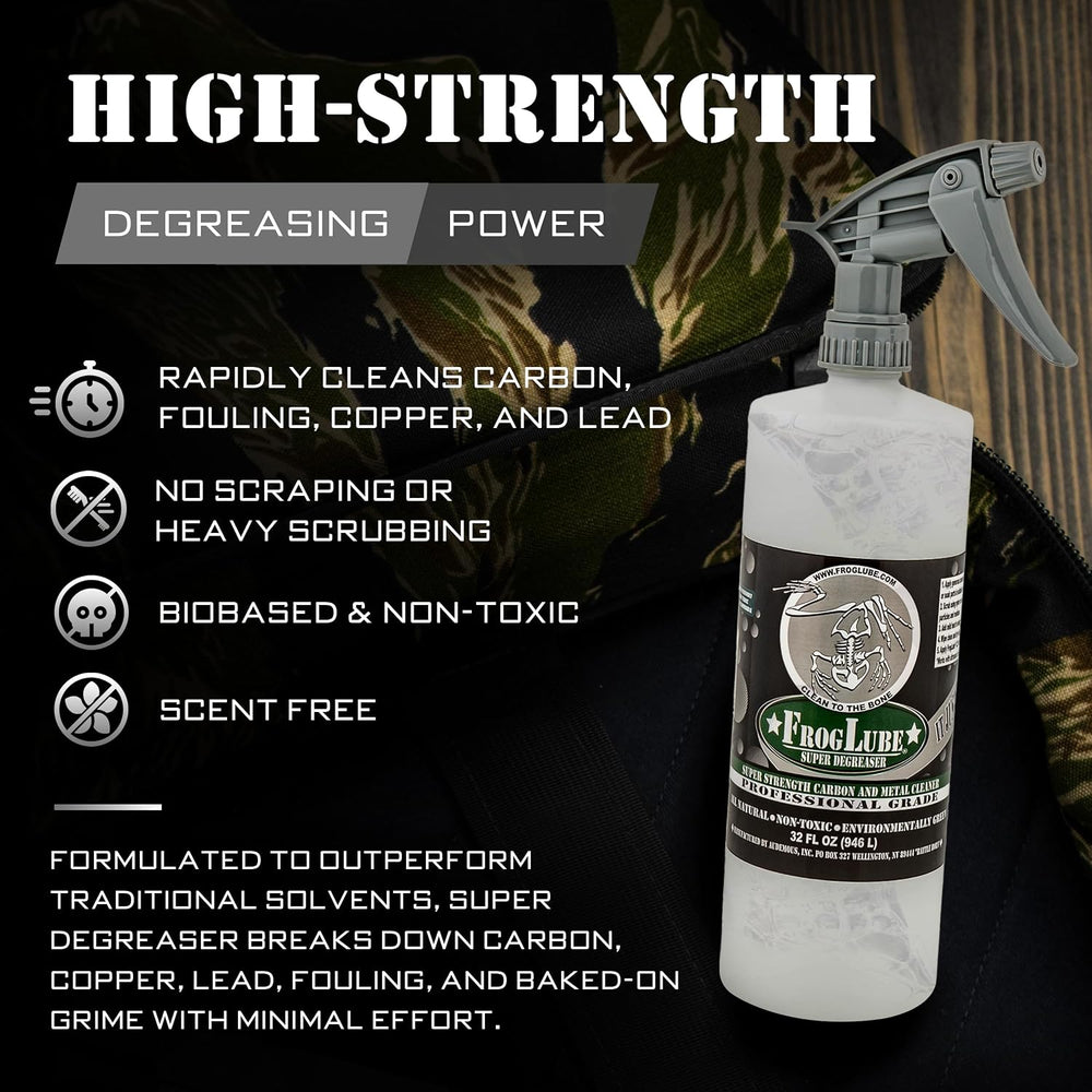 Frog Lube Super Degreaser Concentrated Gun Cleaner Spray - Non Toxic