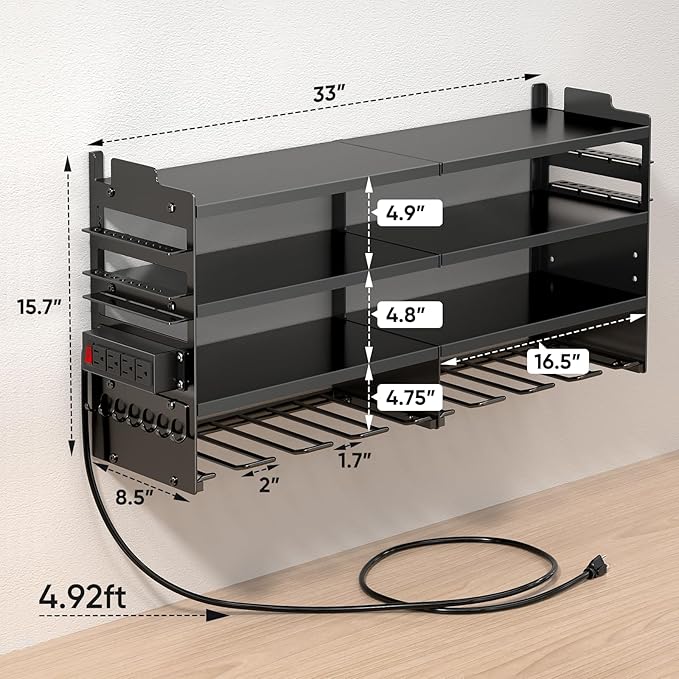 Large Power Tool Organizer Wall Mount