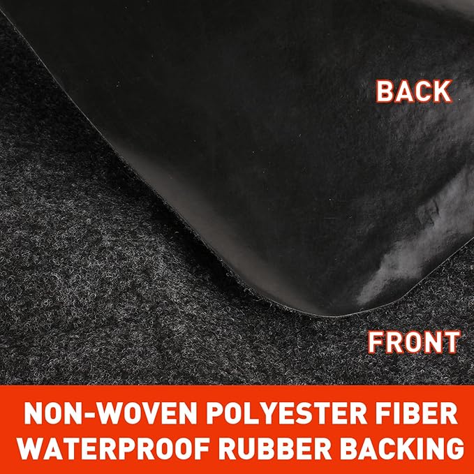 Golf Cart Parking Mat 4.9 ft × 9.1 ft Garage Floor Mat Oil Absorbent Waterproof