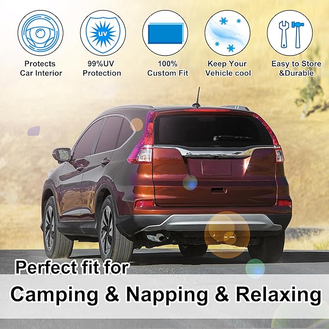 TINGLU Window Shades for Honda CR-V 2012 2013 2014 2015 2016 Accessories Car ...