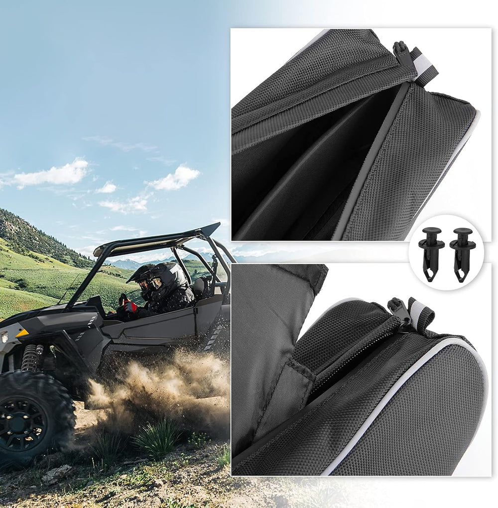 KEMIMOTO 2023-2014 XP 1000 Rear Bed Storage Bags 1680D Water-Resistant | Comp...